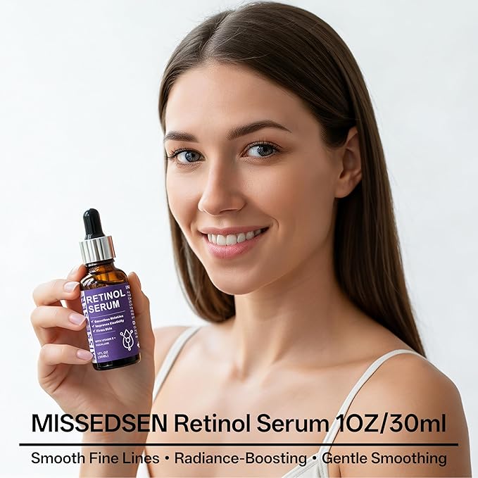 Retinol Serum for Face anti aging with Squalane Oil & Vitamin E Oil for Skin Care Night Repair Serum for Oily, Combination, Dry & Mature Skin for Daily Use 1Fl oz