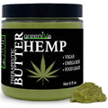 GreenIVe Hemp Body Butter 17,500mg Per Oz Raw Natural Creamy Hemp Oil and Cocoa Butter Virgin Organically Grown. (8oz Jar)