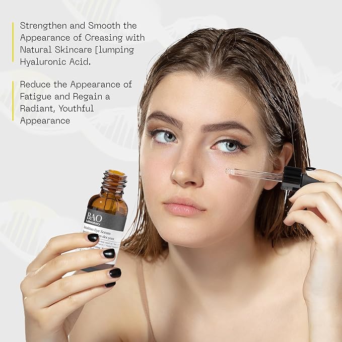 Intuition Eye Serum | Vitamin E, Cucumber Seed Oil And Hyaluronic Acid | Eye Serum for Wrinkles, Finelines and Dark Spots | Best For All Skin Types (30 ML)