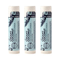 Crate 61 Lip Balm 3-Pack – Creamy Coconut – Plastic-Free Plant Pod® Tube – Made with USDA Organic Ingredients – Natural Lip Care for Dry Lips – Safe for Men, Women & Kids