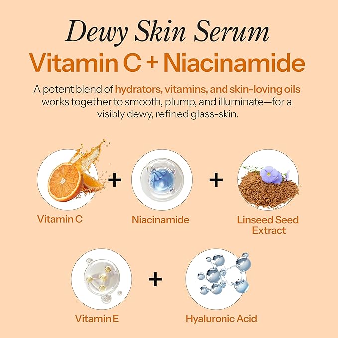 Hello You Vitamin C Serum For Face With Niacinamide – Dermatologist Tested, Korean Skin Care – Supports Glowy Skin, Enhances Tone & Smooths Texture For A Youthful Looking Complexion – Vegan 1.69 Fl Oz