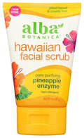 Alba Botanica Hawaiian Pineapple Enzyme Facial Scrub, 4 oz