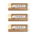 Hurraw! Coconut Lip Balm, 3 Pack: Organic, Certified Vegan, Cruelty and Gluten Free. Non-GMO, 100% Natural Ingredients. Bee, Shea, Soy and Palm Free. Made in USA