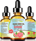 Botanical Beauty GUAVA SEED OIL 100% Pure Natural Virgin Unrefined Cold Pressed for FACE, SKIN, BODY, HAIR, NAILS Anti-Aging Vitamin C (1 Fl Oz 30 ml)