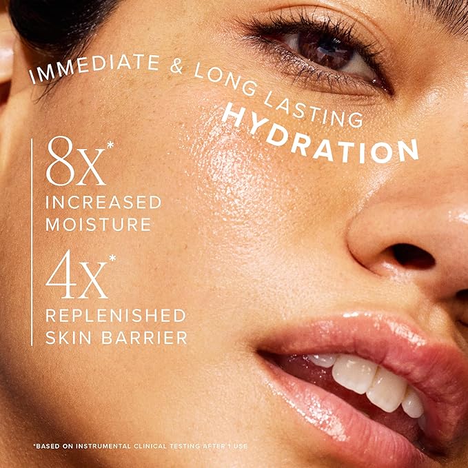 Farmacy Ceramide Face Moisturizer - Honey Halo Ultra Hydrating Facial Moisturizer with Buckwheat Honey + Ceramides - Helps Restore Barrier + Replenish Dryness - Plumping Skin Care for Dry Skin (50ml)