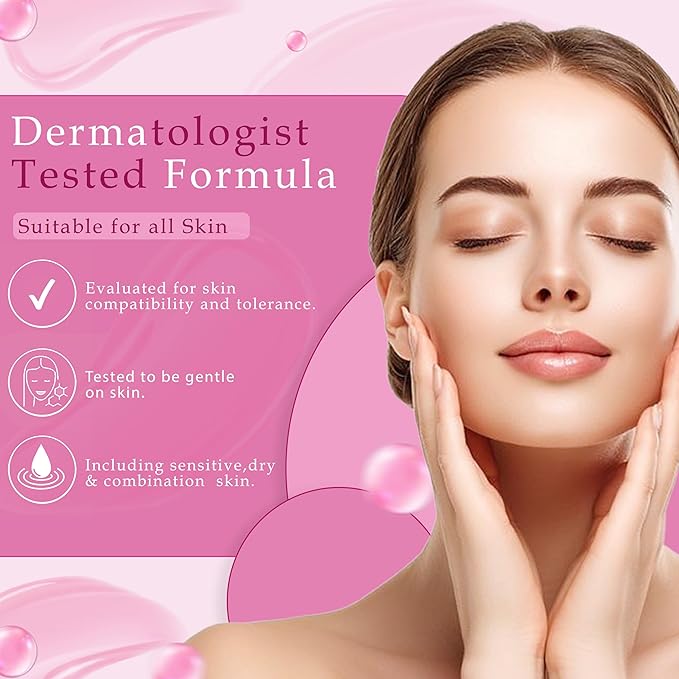PDRN Serum (Sodium DNA) – 99% Naturally Derived Vegan Korean PDRN Pink Peptide Serum with Multi-Peptide Complex & Hyaluronic— +73.82% Barrier Support, −33% Wrinkle & −39.11% Pore Reduction(1.01 fl oz)