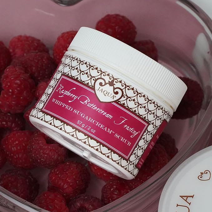 Jaqua Raspberry Buttercream Frosting Whipped Organic Sugar Scrub
