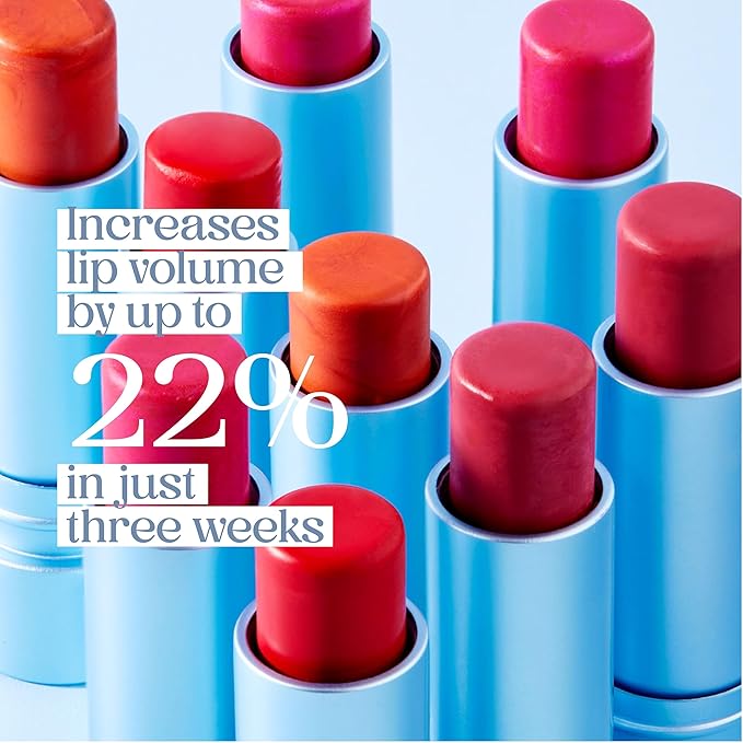 Tinted Lip Balm. Moisturizing Sheer, Buildable Lip Color with Hyaluronic Acid, Vitamin E and Rich Oil. Beauty Moisturizer 0.21oz- Ruby Rouge