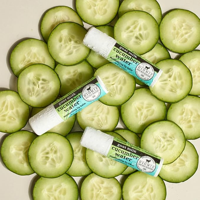 Dionis Goat Milk Lip Balm Cucumber Water 0.28oz (Pack of 6)