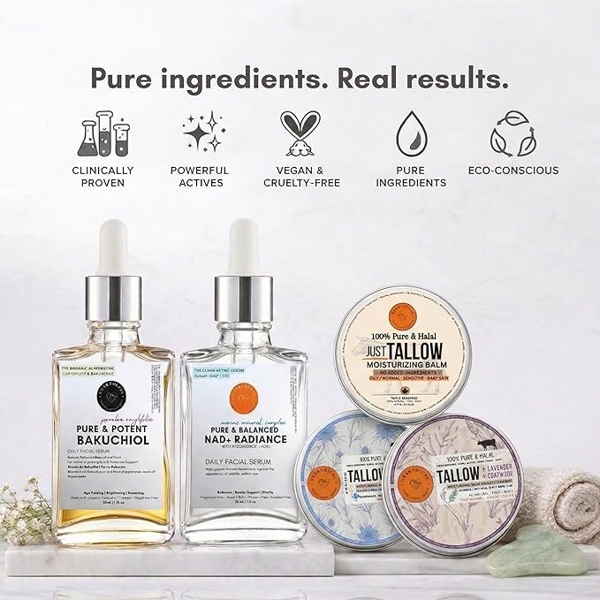 Organic Oil-Based Bakuchiol Serum For Face | 1oz Natural Retinol Alternative for Glowing Skin | Brightening Serum For Face | 99% Pure Bakuchiol Oil with Jojoba & Sea Buckthorn | Made In USA