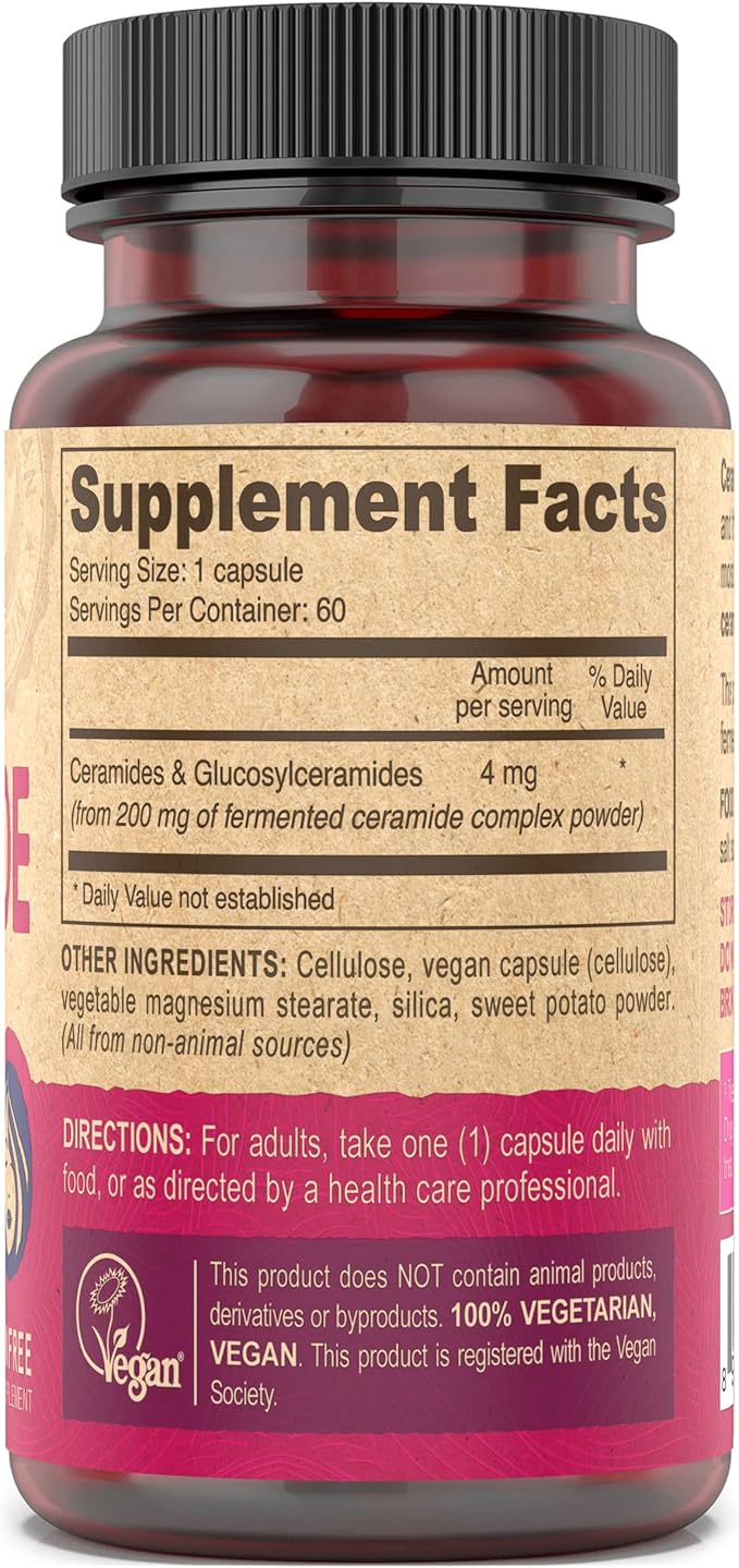 DEVA Vegan Vitamins Skin Restoring Ceramide Supplement Tablets, 60 Count, (Pack of 2)