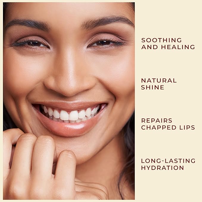 Mango Lip Balm Hydrating for Dry, Cracked Lips, Beeswax Lip Moisturizer Stick, Soothe Dryness, Restores Smoothness & Barrier Protection, Natural & Instant Moisture, Sweet Lip Therapy - 0.15 Fl oz