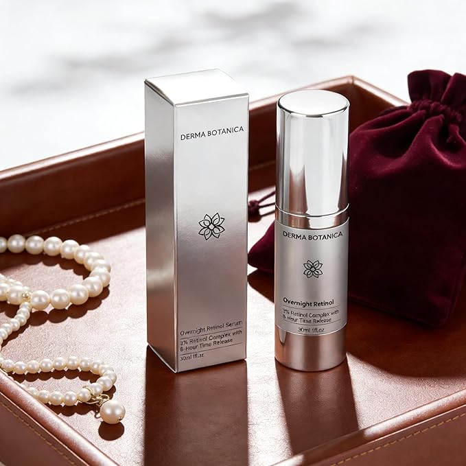 Overnight Retinol Serum,Derma Botanica Overnight Serum,Liposomal Retinol Serum,Synchronized Multi-Recovery Complex,Helps Nourish Skin for a Smoother,Formulated to be Gentle.(1pc)