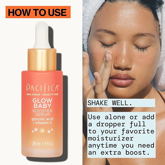 Pacifica, Serum Booster Glow Baby, 1 Fl Oz