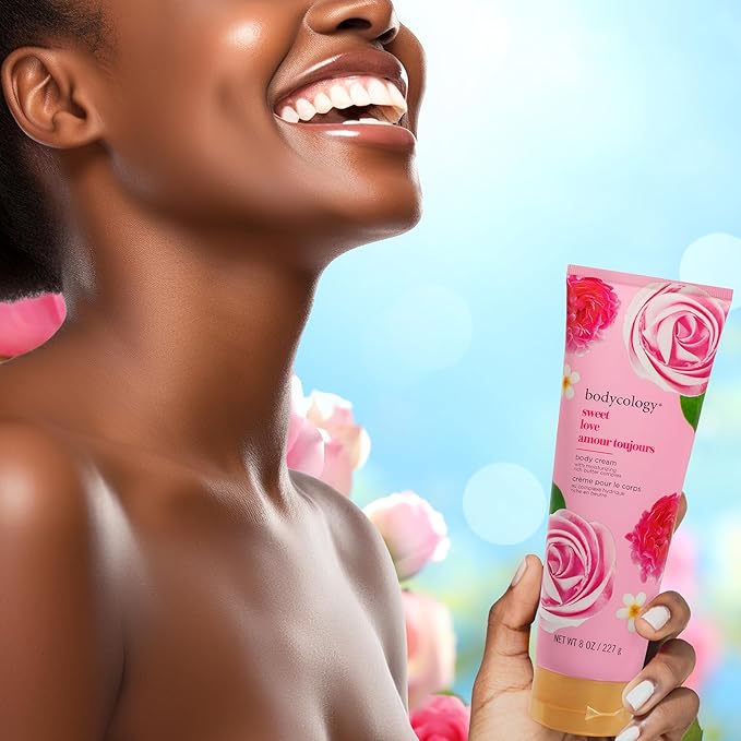 Bodycology Shea Butter Body Cream, Sweet Love, 8 oz (Pack of 2)
