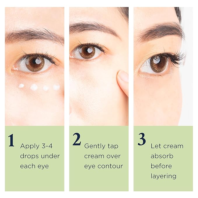 MATKAS Korean Vitamin C Under Eye Cream for Dark Circles and Puffiness 0.5 Fl. Oz. - Brightening Under Eye Cream with Caffeine for Puffy Eyes, Korean Under Eyes Brightener Moisturizer, Caffeine Serum