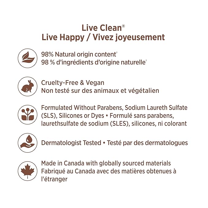 Live Clean Moisturizing Shea and Coconut Body Lotion, 18 Fl Oz