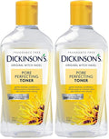 Dickinson's Original Witch Hazel Pore Perfecting Toner | 100% Natural Distilled Witch Hazel | America's #1 Toner | Refines Pores | Removes Impurities & Oil | 16 Fl Oz (Pack of 2)