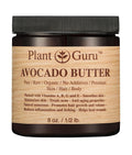 Avocado Body Butter 8 oz. 100% Pure Raw Fresh Natural Cold Pressed. Skin, Hair, Nail Moisturizer, DIY Creams, Balms, Lotions, Soaps.