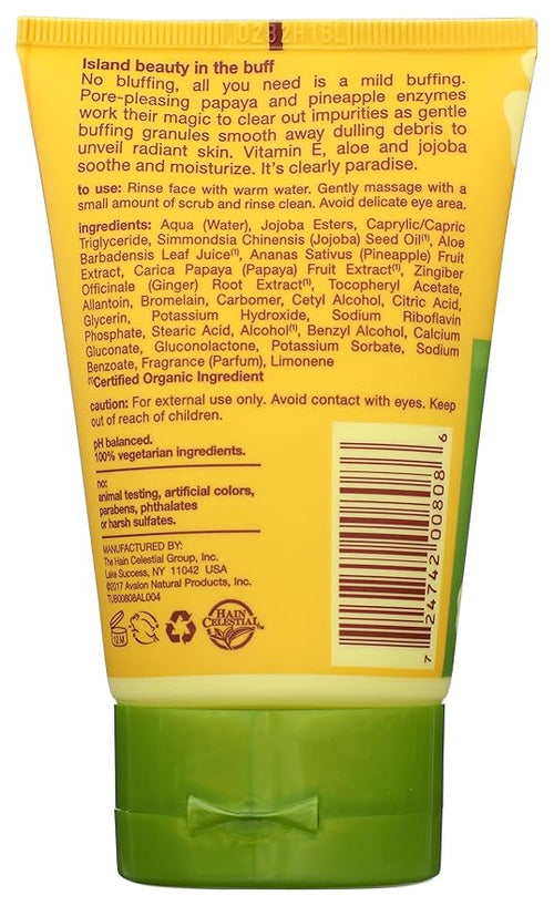Alba Botanica Facial Scrub, Pineapple Enzyme, 4 oz