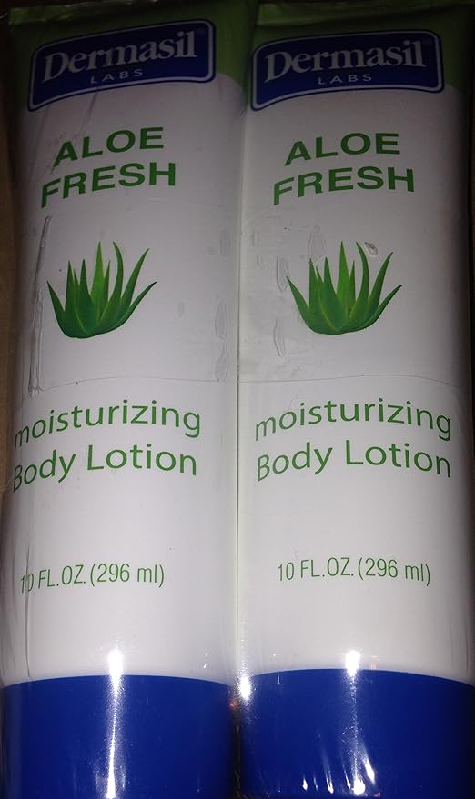 Aloe Fresh Moisturizing Body Lotion 10 fl oz by Dermasil Labs (pack of 2)