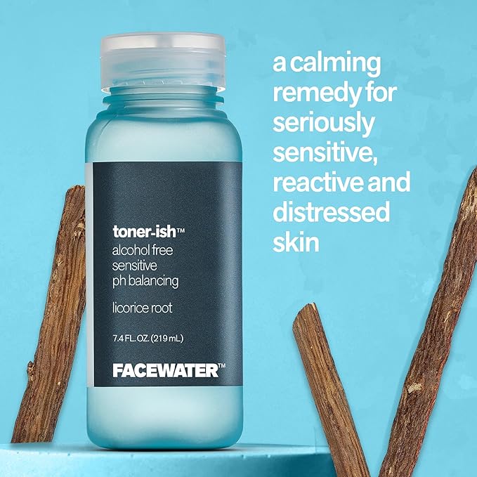 Facewater Toner-ish Sensitive pH Balancing Licorice Root Alcohol Free Toner
