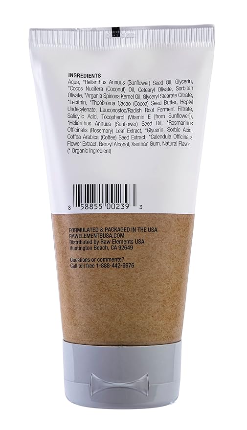 Raw Elements Daily Moisturizing Lotion Coco Lime - Organic Non Toxic Body Lotion, Cocoa Butter, Vitamin E, Reef-Safe, Water Resistant, Bio-Resin Tube, 4.0 oz