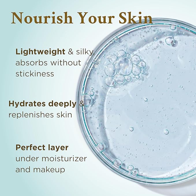 MATKAS Korean Firming Boost Hydrating Hyaluronic Acid Serum 1 Fl. Oz. - Hyaluronic Acid + 2% Niacinamide Serum for Dry Skin, Anti Aging Korean Peptides Moisturizer for Face, Deep Facial Skin Hydration