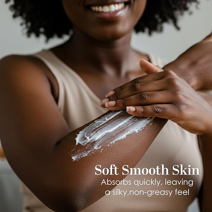 Better Shea Butter Lemon Sage Body Butter for Dry Skin with Raw Shea Butter & Jojoba Oil, Natural Moisturizing Body Cream, Naturally Scented with Essential Oils