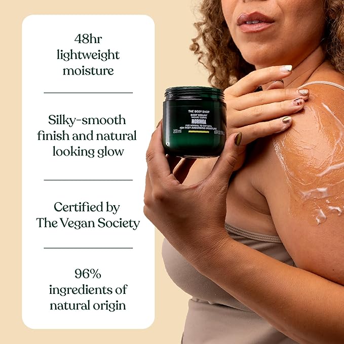 The Body Shop Moringa Body Yogurt, 6.98 Oz (Vegan)