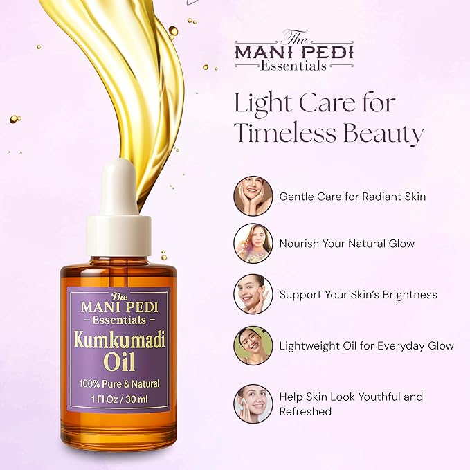 TMPE Kumkumadi Oil for Face with Saffron – Ayurvedic Face Oil for Glowing Skin, Uneven Tone & Dull Skin | Lightweight Hydrating Facial Oil for Radiant Skin – 1 fl oz