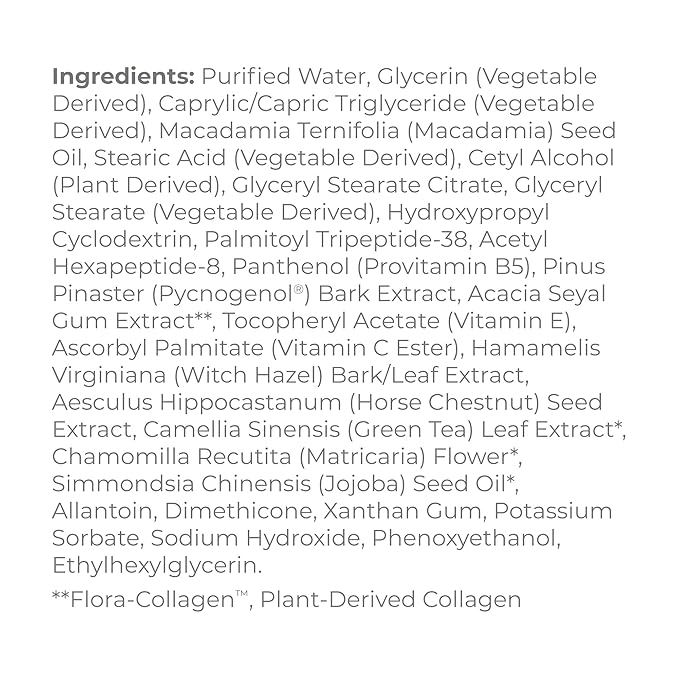 Derma E Advanced Peptides and Vegan Flora-Collagen Eye Cream – Double Action Collagen Eye Cream with Peptide Complex – Firming & Hydrating Under Eye Treatment – All Natural Moisturizer Cream, 0.5oz