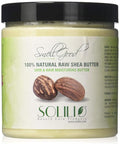 SmellGood - Pure Unrefined Shea Butter, totally natural and organic, ivory color, packed in 16 oz Jar, 2 Units