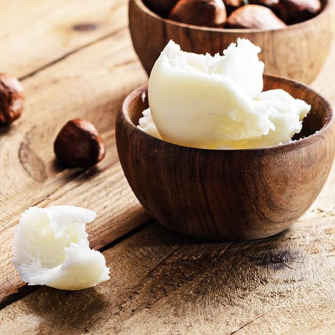 Sheanefit Raw Unrefined African Shea Butter, Natural Body Butter, Soft & Smooth Daily Moisturizer For Face & Body Ivory 8oz (Pack of 1)