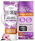 LilyAna Naturals Eye Cream for Dark Circles and Puffiness, Under Eye Cream for Wrinkles and Bags, Anti Aging - helps Improve Dryness; for Sensitive Skin - 1.7 oz - Made in USA