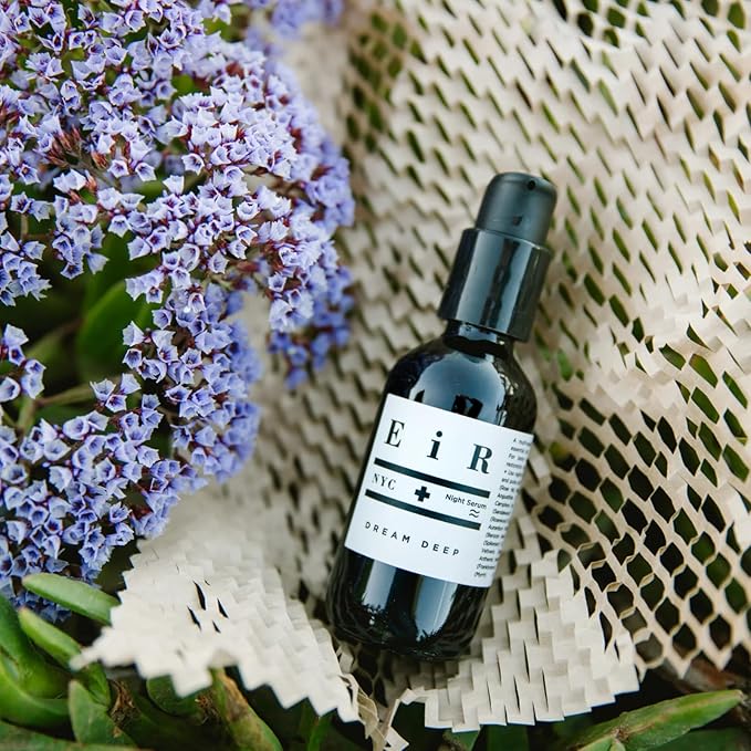 Eir NYC Dream Deep | Hydrating Face Serum with Rosehip, Squalane & Botanical Oils | Lightweight Vegan Overnight Skin Rejuvenating Moisture Replenishing Formula Non-greasy Hydration for Face & Neck 2oz