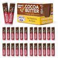 Nature's Bees Cocoa Butter Lip Balm, Shea Butter Flavor, Hydrating Lip Care for Dry Lips, Made in the USA with Coconut Oil, Beeswax, Vitamin E, & Aloe, 0.15 oz Each, 24 Pack - Packaging May Vary