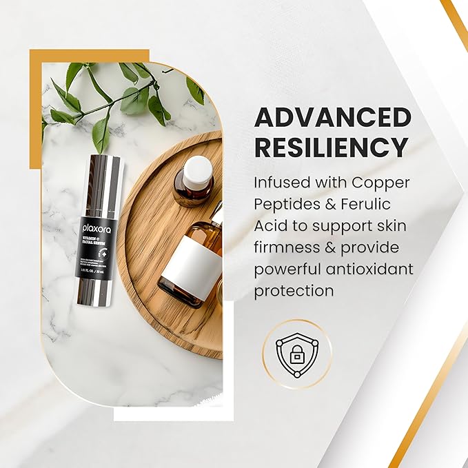 Vitamin C Brightening Serum – Anti Aging Face Serum with 15% 3-O-Ethyl Ascorbic Acid + 2% Arbutin + Peptide Complex & HA, 30 mL / 1.01 fl oz