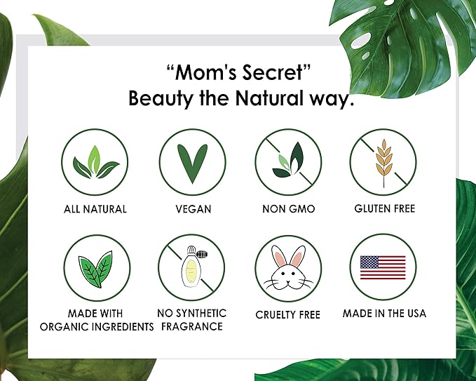 Mom's Secret Natural Lipstick, Made with Organic Ingredients, Rich in Vitamin E, Vegan, Paraben Free, Gluten Free, Cruelty Free, Made in the USA. 0.16 oz. (Calla Lilly)