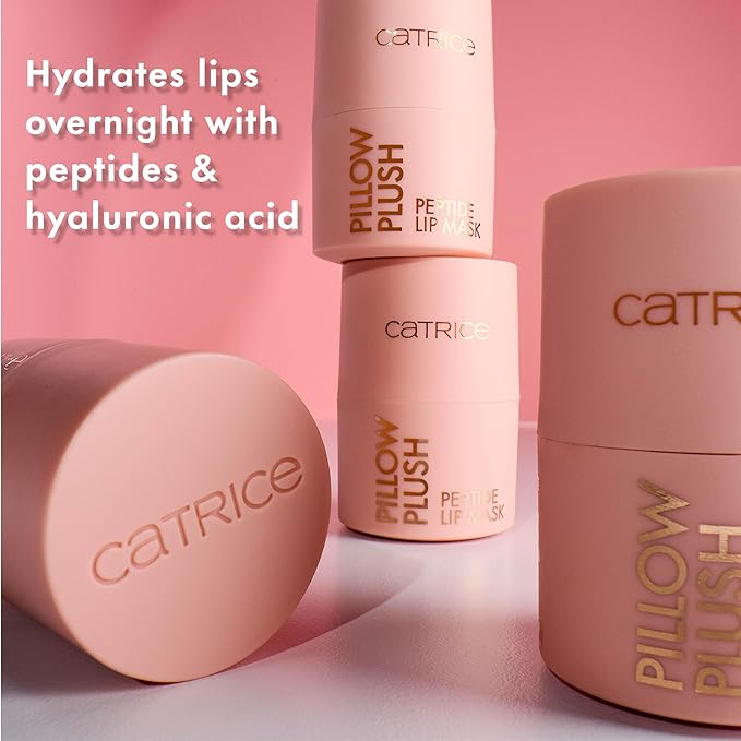 Catrice Pillow Plush Peptide Lip Mask | Hydrating Care with Peptides & Hyaluronic Acid | Day & Night Nourishment | Vegan & Cruelty Free