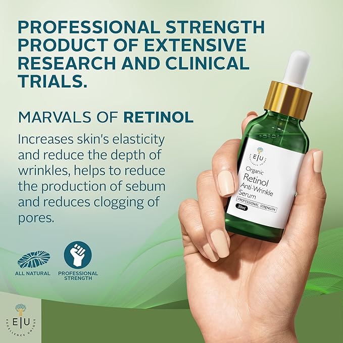 Retinol Serum for Face - Anti-Aging Powerhouse: Reduce Fine Lines, Wrinkles, and Skin Discoloration with Advanced Retinol for Face Serum - Daily Facial Treatment for Smoother, Brighter, Radiant Skin