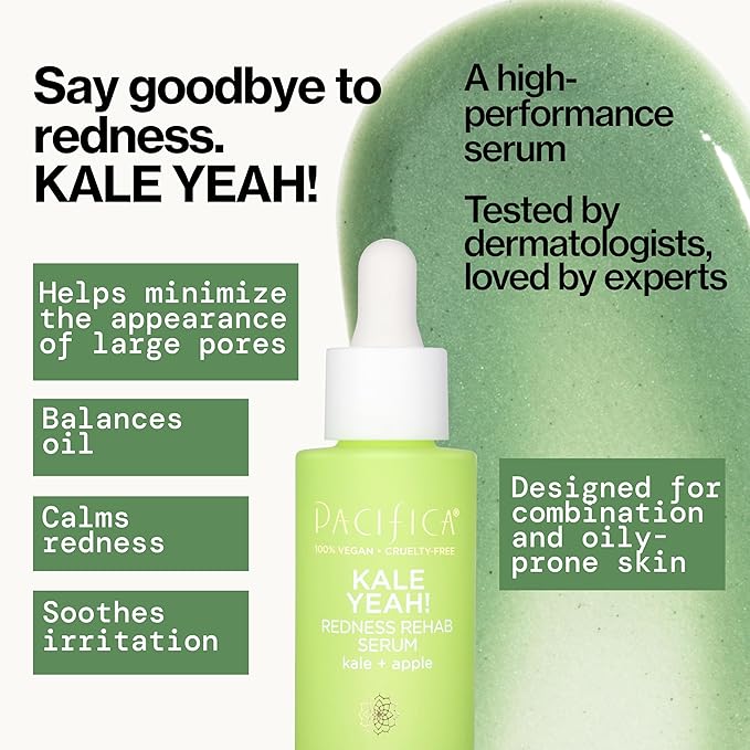 Pacifica, Serum Rehab Redness Kale Yeah, 1 Fl Oz