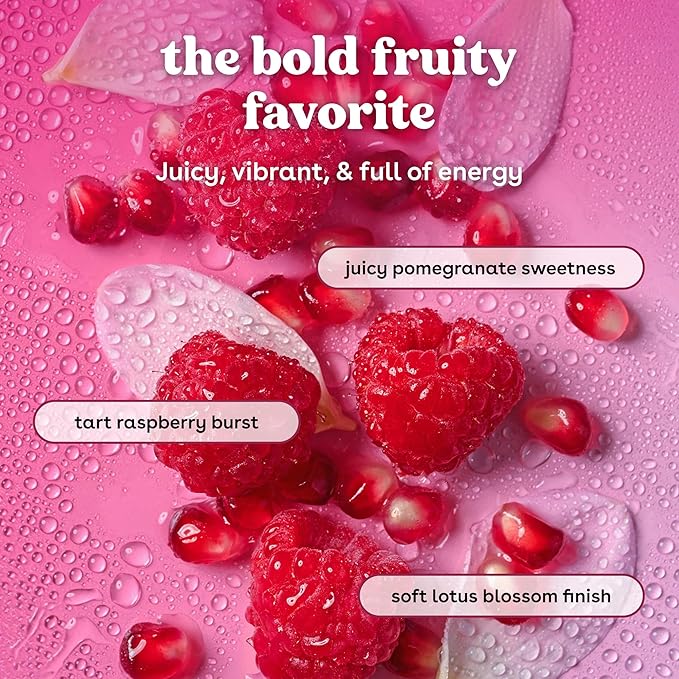 eos Shea Better Body Lotion Pomegranate Raspberry, 24-Hour Moisture Skin Care, Lightweight & Non-Greasy, Natural Shea, Vegan, 16 fl oz