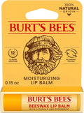 Burt's Bees Lip Balm, Lip Moisturizer With Responsibly Sourced Beeswax, with Vitamin E & Peppermint Oil, Natural Origin Moisturizing Care, 1 Tube, 0.15 oz.