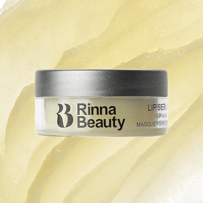 Rinna Beauty Lip Service Lip Mask - Lip Moisturizer Mask for Dry, Cracked Lips - For Day or Night - Vegan, Cruelty-Free, Sulfate-Free, Paraben Free, 0.53 oz