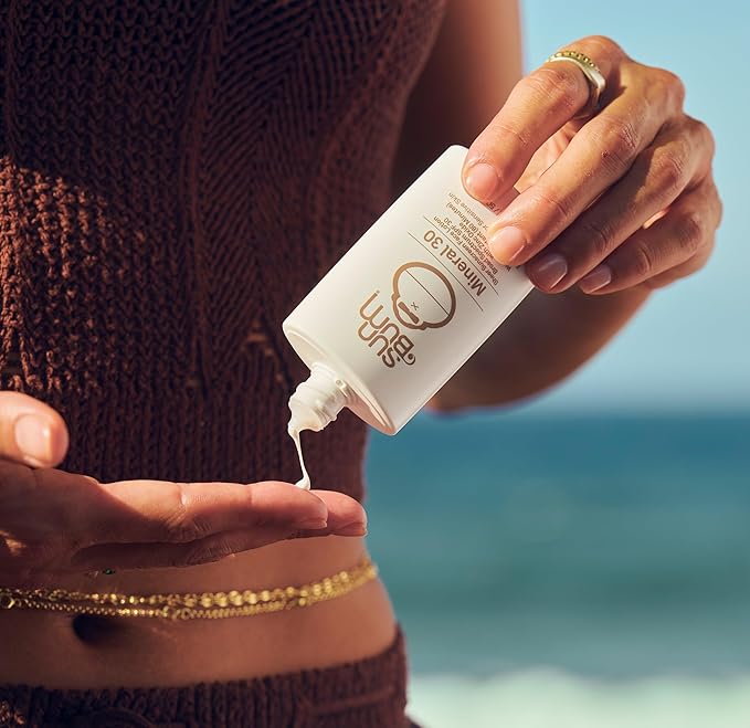Sun Bum Mineral SPF 30 Face Sunscreen Lotion - Broad Spectrum and Fragrance Free Moisturizing Facial Sunscreen - Hawaii 104 Act Compliant (Without Octinoxate & Oxybenzone) - Travel Size - 1.7 oz