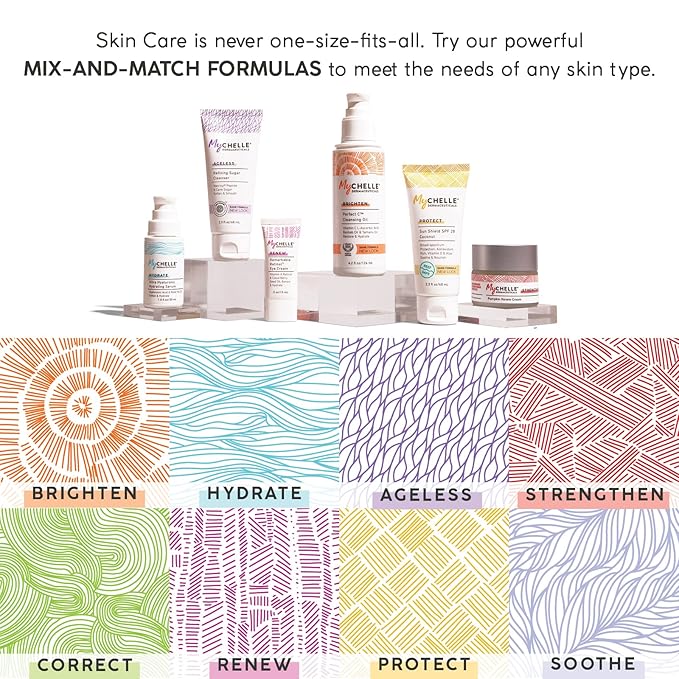 MyCHELLE Dermaceuticals Fruit Enzyme Scrub (2.3 Fl Oz) - Gentle Facial Scrub & Skin Cleanser with Concentrated Fruit-Infused Actives & Antioxidants - Cleanses & Strengthens Skin