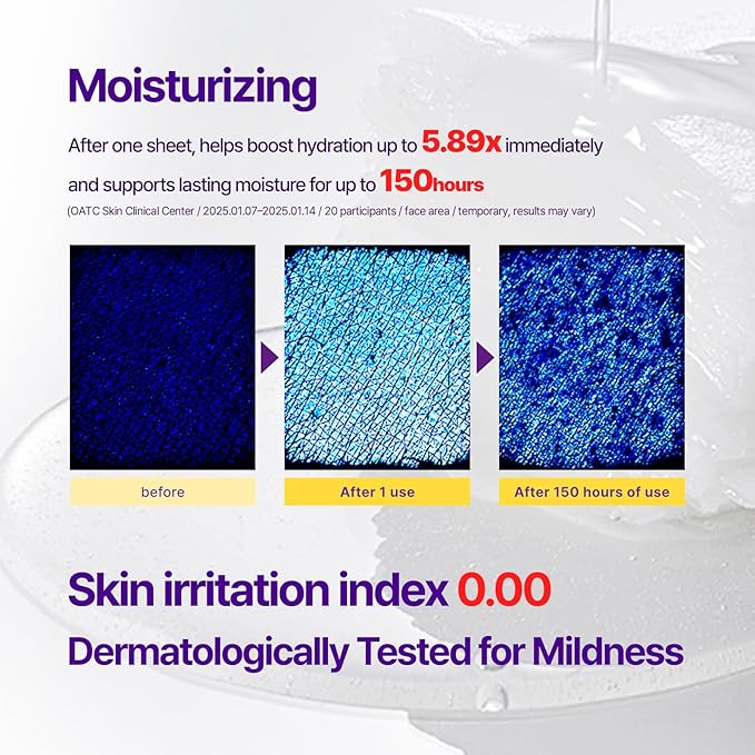 Color Deep Glutathione Vita 365 **Facial Sheet Mask** (30 Count) | Daily Hydrating Vegan Mask with Glutathione, Niacinamide & Vitamin C Complex for Radiant Skin