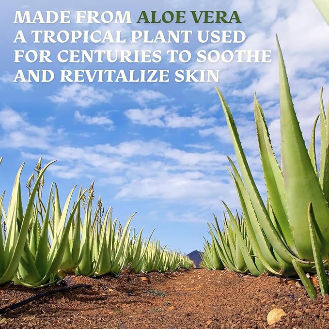 Green Leaf Naturals Amazing Aloe Vera Gel - Freshly Cut, 100% Pure Aloe, Premium Quality, Vegan, Unscented - Natural Sunburn Relief, After Shave, Skin, Face & Hair Care (two 8oz bottles) 16oz