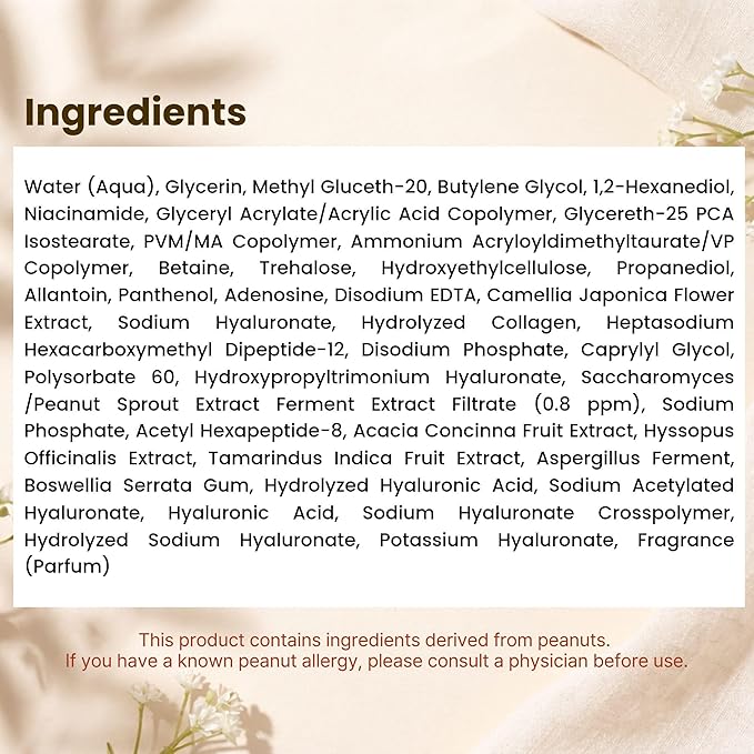 Korean Beauty Hypoallergenic S.P Ringer Skin 150ml – Fermented Sprouted Peanut Toner | Hydrating Wrinkle Care Essence | 8-Hyaluronic Acid Complex & Marine Collagen | Sensitive Skin Moisture Balance